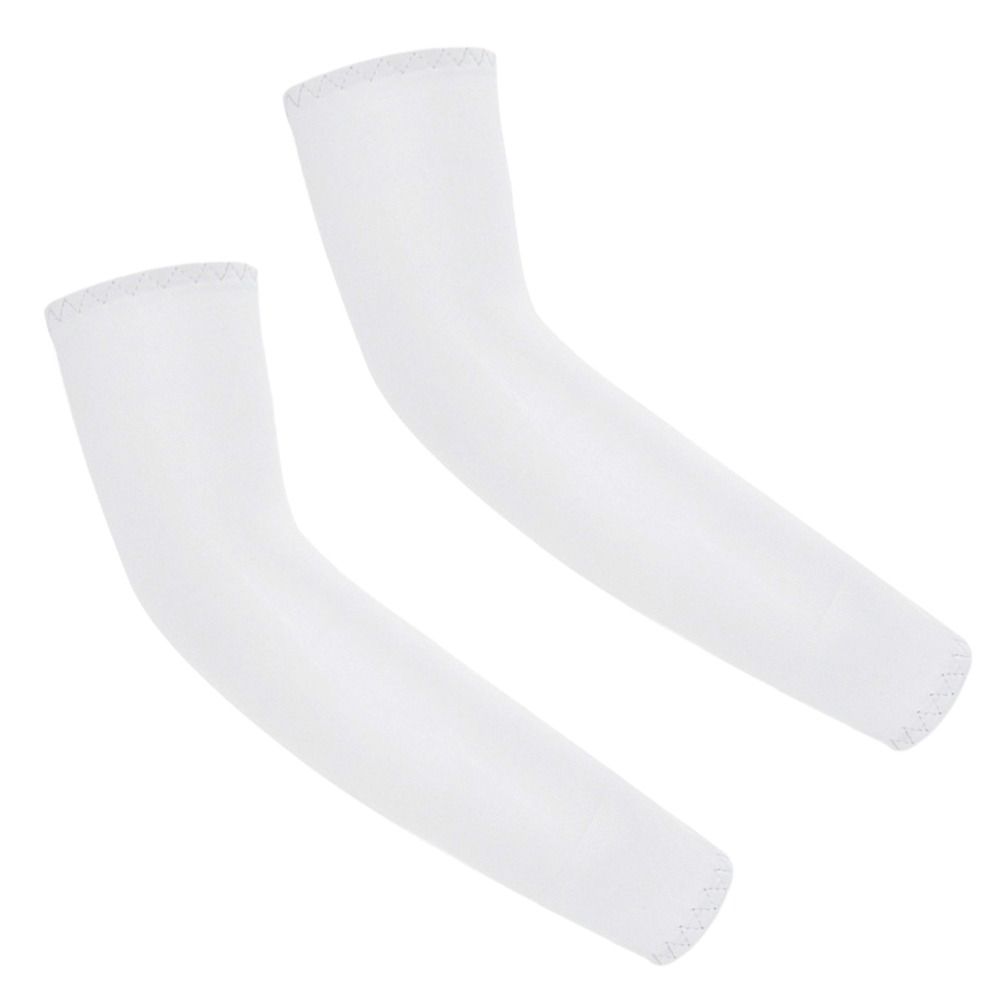 1 Pair Kids Sports Cooling Arm Sleeves Cover Sun UV Protection For 5-12 Years Girls Boys Elastic Ice Cuff Cycling Arm Warmer