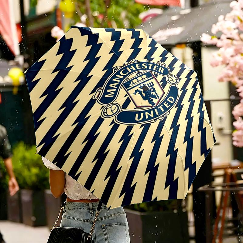 Manchester United F.C Print Umbrella Automatic Opening/ Closing - Portable Foldable Design - Daily use for Travel/Outdoor - Gift for Birthday