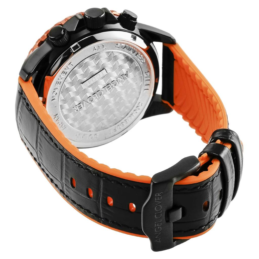 Angel Clover Timecraft Diver Black Watch TCD45BK-BK Men's