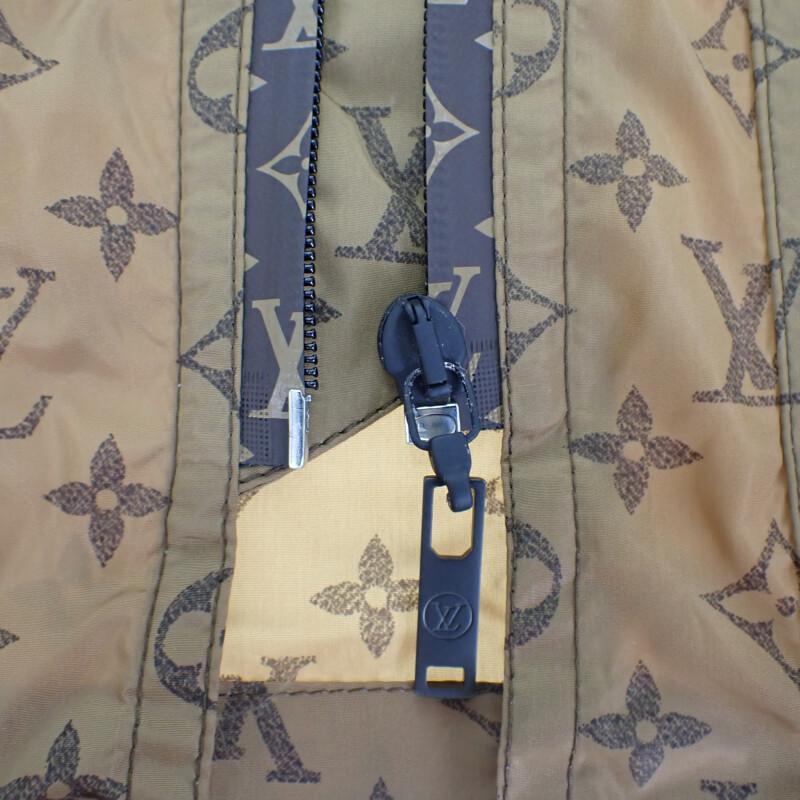 Louis Vuitton 36 Nylon Jacket Brown Nylon Women