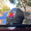 Vintage Full Helmet Cruise Motorcycle Helmet Men's Car Off-Road Carbon Fiber Small Helmet Women