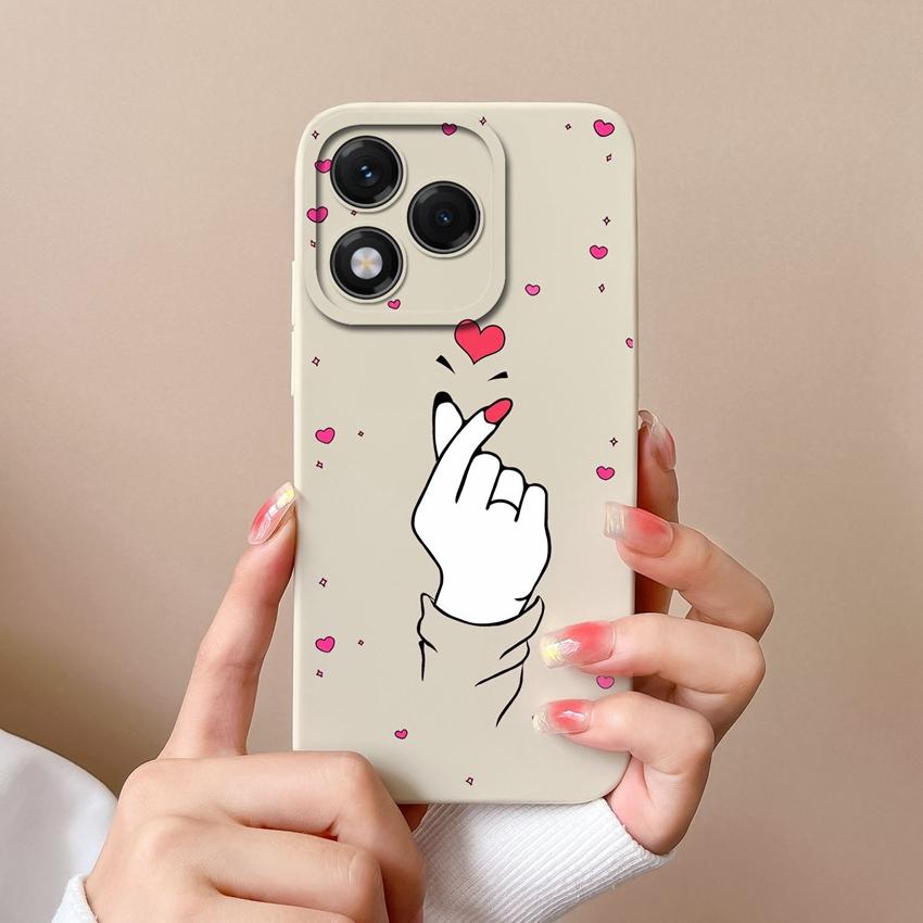 

Для Huawei Honor 400 Lite X5b X6b X7c X8 X8c X9c X60 чехол для телефона роскошный Love Heart мягкий силиконовый усовершенствованный противоударный защитный чехол для Huawei Covers Honor 400 Lite 5G