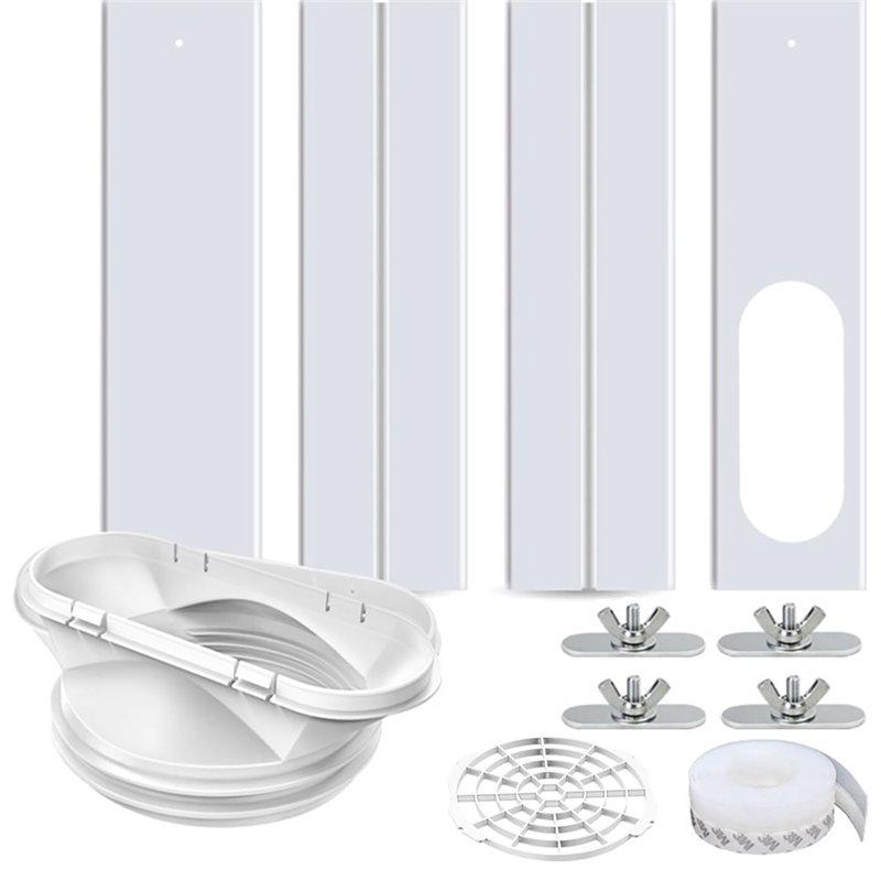 CYCLI-Universal 2-In-1 Window Vent Seal Kit Mobile A/C Portable Air Conditioner Window Kit