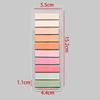 200-1600 Sheets Transparent Colorful Index Creative Memo Pads Office School Stationery Self-Adhesive Stickers Sticky Note Pads
