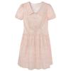 Sancai 100% Cotton Plus Size Bubble Sleeve Midi Dress