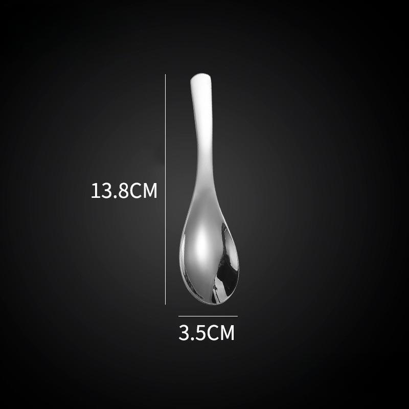 

Утолщенная ложка Earl Grey 304Бытовая детская столовая ложкаНержавеющая сталь small