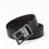 Dulilu Men's Two-Layer Leather Pin Buckle Casual Belt