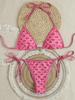 Sexy Zweiteiliger Bikini-Badeanzug mit Dreiecks-Cup-Print, Elegant und Bequem für den Sommerurlaub