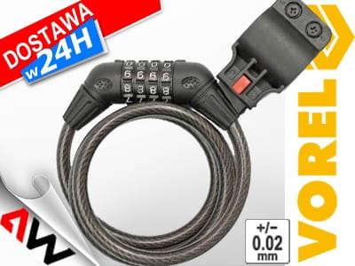 Vorel Bike Lock 10 X 120Cm Code 77845