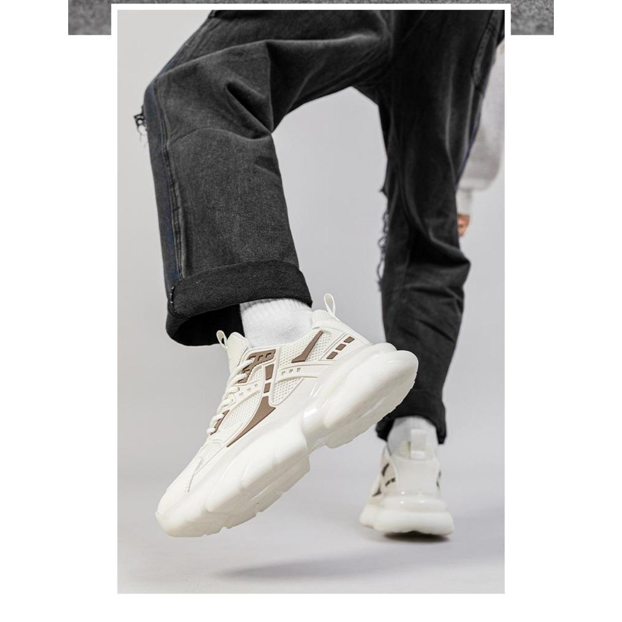 

Модная новая мужская оригинальная дизайнерская обувь для увеличения роста, невидимая изнутри, удобная для ходьбы, на толстой подошве, повседневная спортивная обувь 40