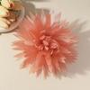 Exquisite European & American Mesh Flower Brooch: Chic, Luxurious Corsage Pin with Bold Style for Women