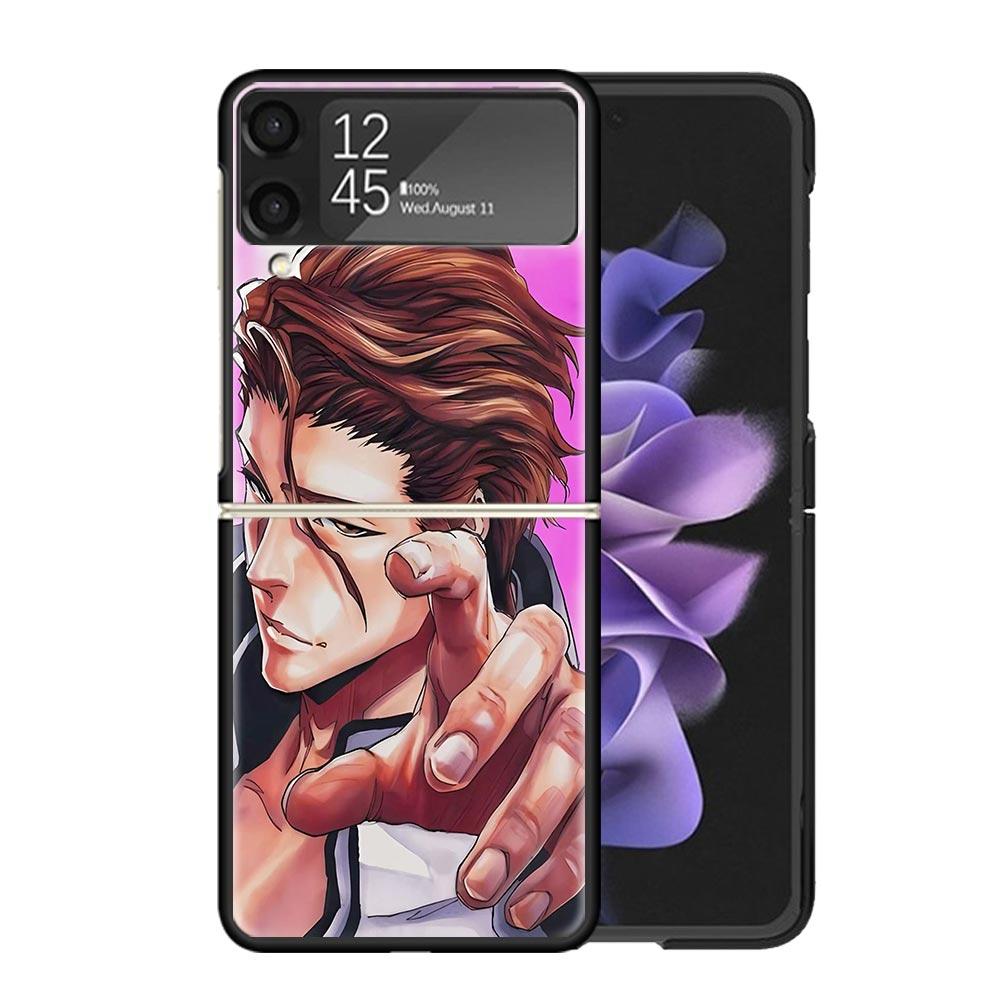 Aizen Sousuke Bleach Cases For Samsung Galaxy Z Flip 4 5 6 7 3 Z Flip7 Flip6 Flip4 Flip5 Flip3 5G Hard Shockproof Fundas Cover G