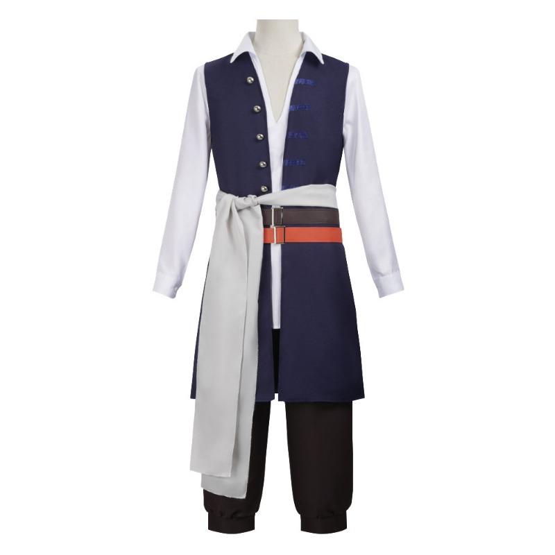 Halloween Pirates of the Caribbean Costume Captain Jack Costume Pirate Costume Show Costume