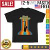 Tenor Saxophone Retro Vintage Teal Burnt Orange Stripes T Shirt Men Women NEW