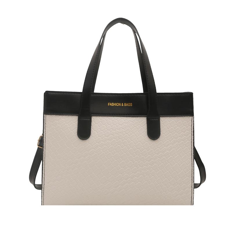 Новая расцветка женская повседневная новая текстура весна-лето модная большая вместимость портативная наплечная сумка-мессенджер чёрный