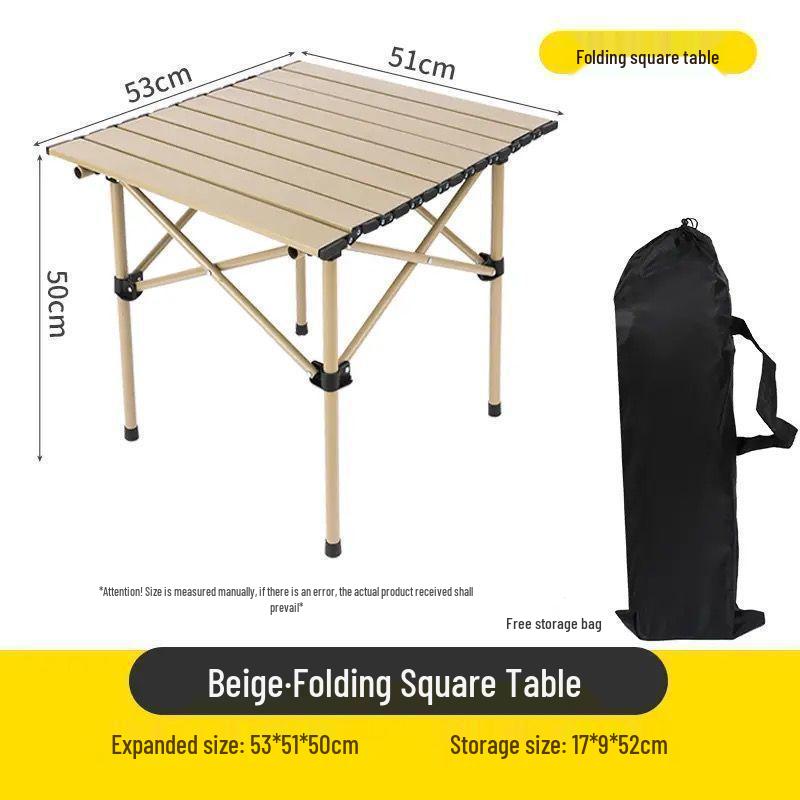 Portable Outdoor Folding Table Set for Camping, Barbecue, and Picnics