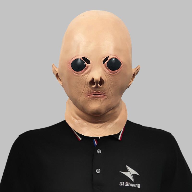 

Маска Инопланетной Головы Ужасающая Телесного Цвета Для Хэллоуина, Ужасов И Костюмированных Вечеринок