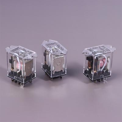 Jqx-13F Hh62P High Power Relay Coil General Dpdt Micro Mini Electromagnetic Relay Switch With Socket Base Ac220V Dc12V24V