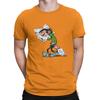Gaston Lagaffe Comics Creative Tshirt For Unisex Big Ben With Pillow Round Collar Pure Cotton T Shirt Hip Hop Gift Clothes Tops