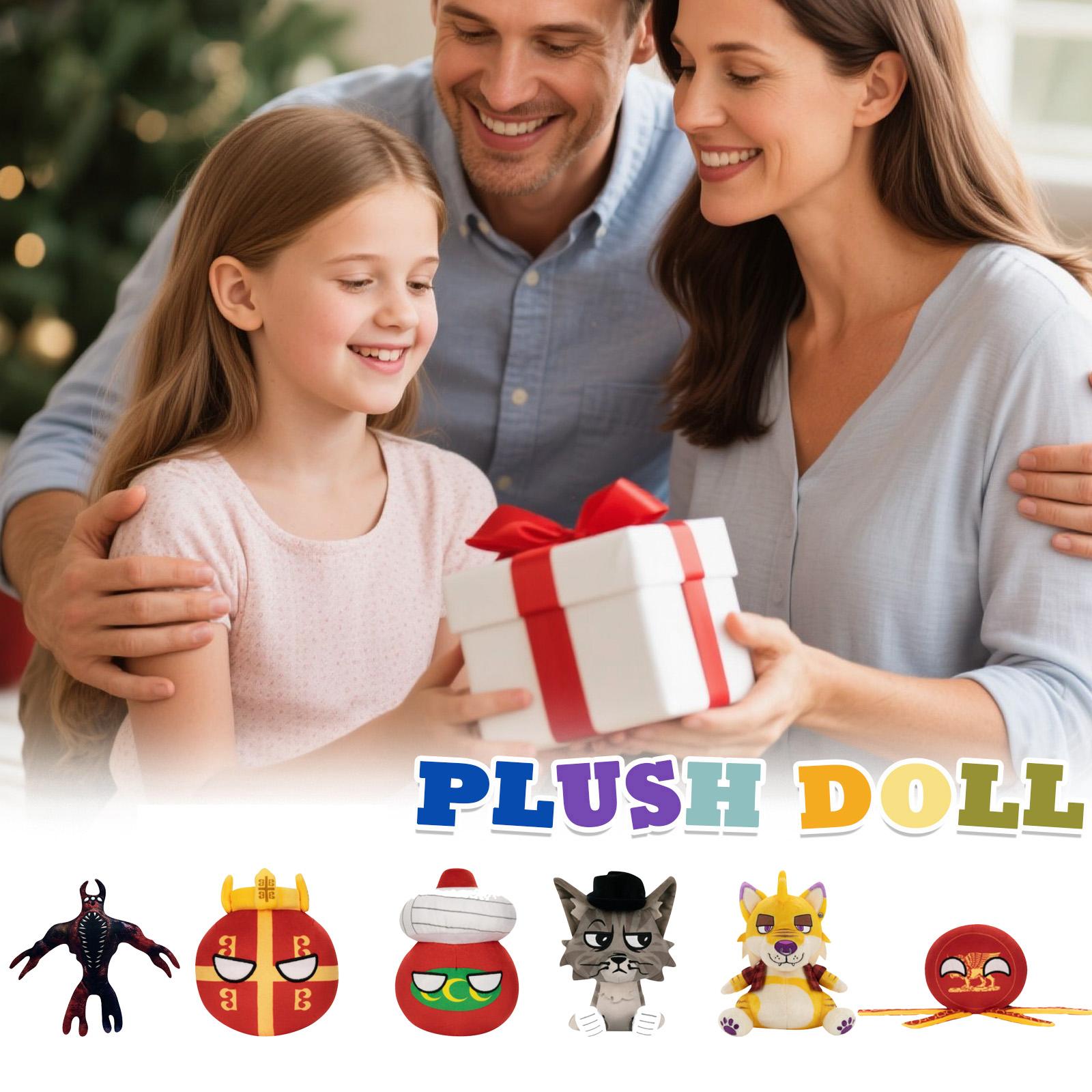 

Плюшева лялька, іграшка в подарунок, мультфільм, дитяча ганчіркова лялька, дитяча подушка в подарунок One Size