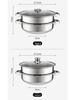 2025 Year of the Snake Gift: Stainless Steel Steaming Hot Pot & Induction Cooker