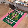 1pc AKA Logo Print Area Rug - Soft, Washable Non-Slip Indoor Mat for Office Chairs, Living Room, Home Office Decorative Rug