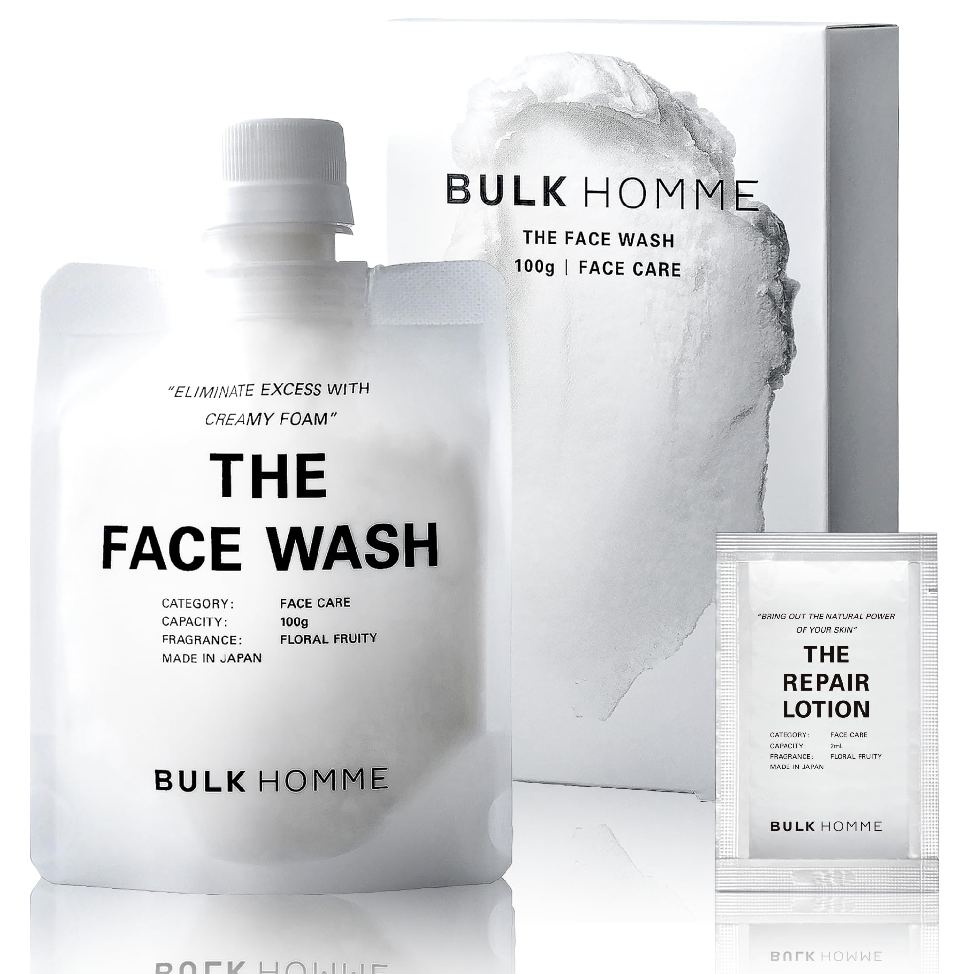 Оптом Homme THE FACE WASH 100г Пенящееся средство для умывания лица с образцом для мужчин