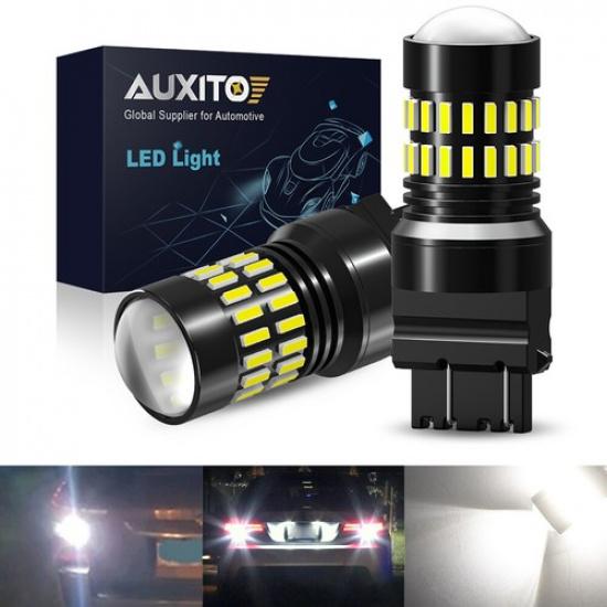 2X AUXITO 3156 3157 4157 LED Reverse Backup Light Bulbs 6000K Xenon White Bright