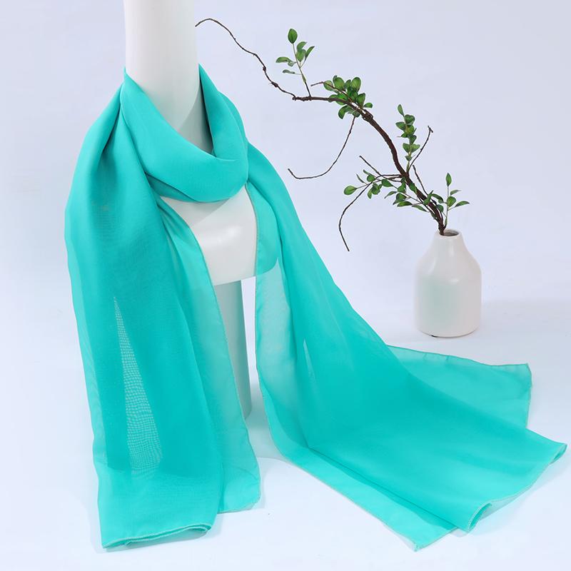 Scarlet Silk Square Dance Shawl - Women's Versatile Spring Scarf