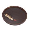 Bamboos Snack Tray Smooth  Surface Serving Plate Tea Coaster Tray  Fruit Dessert Display
