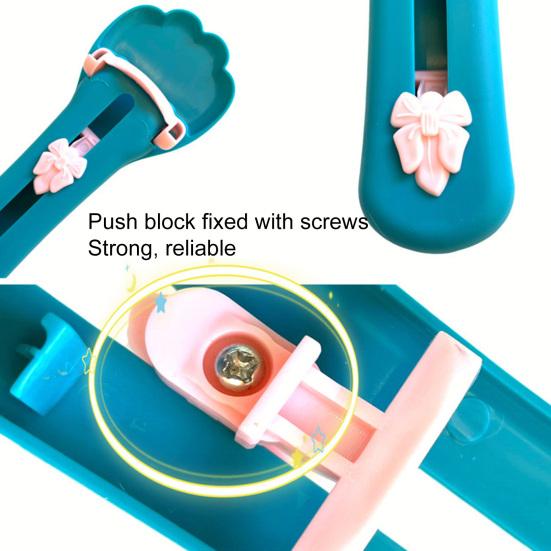 Katzenstreifen-Quetscher, Krallenform, glatte Kanten, einfach zu bedienen, kreative Neuheit, Fütterung, Kunststoff