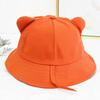 Cappello a secchiello in cotone con orecchie da gatto per adulti, cappello da pescatore per sport all'aperto, per guidare, andare in bicicletta, pescare, vacanze casual, cappello parasole