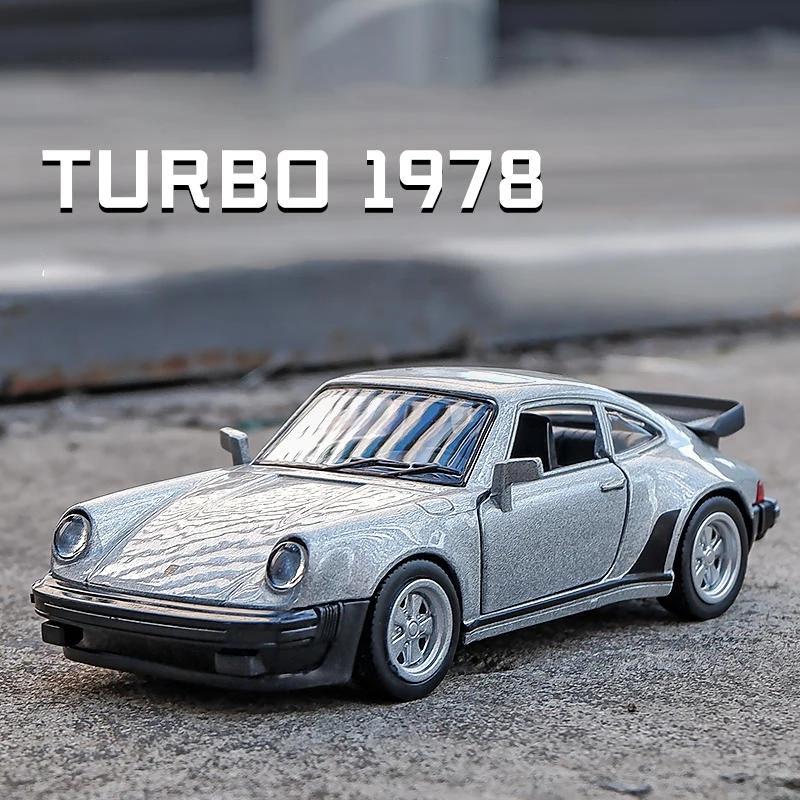 1:36 M3 E30 1987 911 Turbo Quattro M4 Metal Toy Alloy Car Diecasts & Toy Vehicles Car Model For Children
