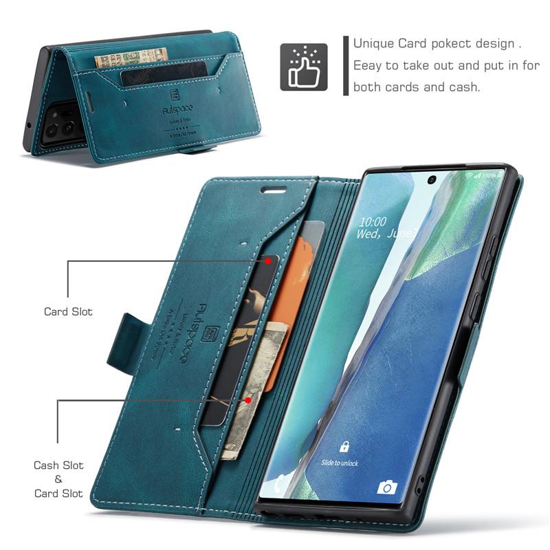 For Samsung Galaxy Note 20 Ultra Case Wallet Magnetic Card Flip Cover For Galaxy Note20 Ultra Case Luxury Leather Phone Cover