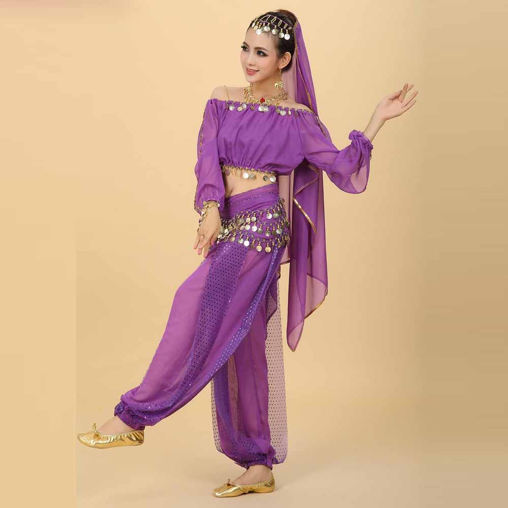Indian Dancing Dress Clothes Top Pants 