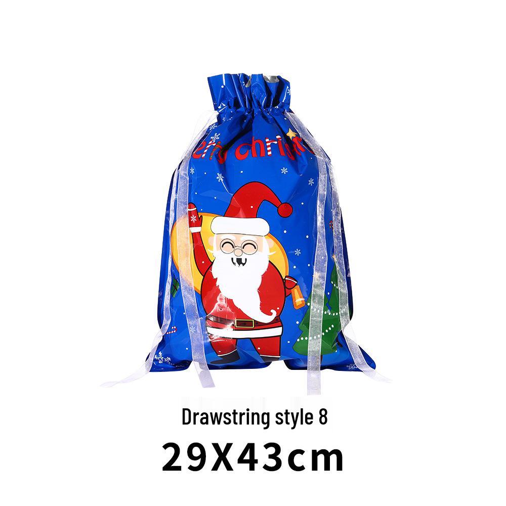 Exclusive Christmas Drawstring Gift Pouch - Festival Candy Bag in Stock