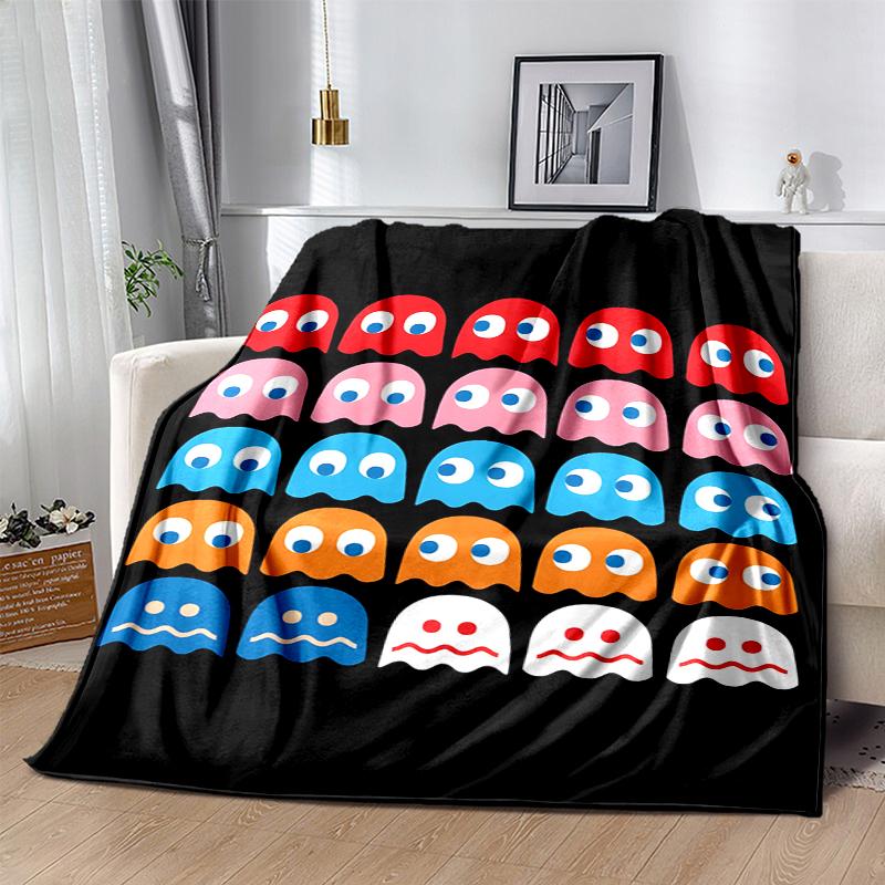Pixel-Spiel Flanelldecke Weich Warm Ganzjahres-Überwurf, Design für Camping, Autoreisen, Wandern Sofa, Bett, Büro Perfektes Geschenk für Partys