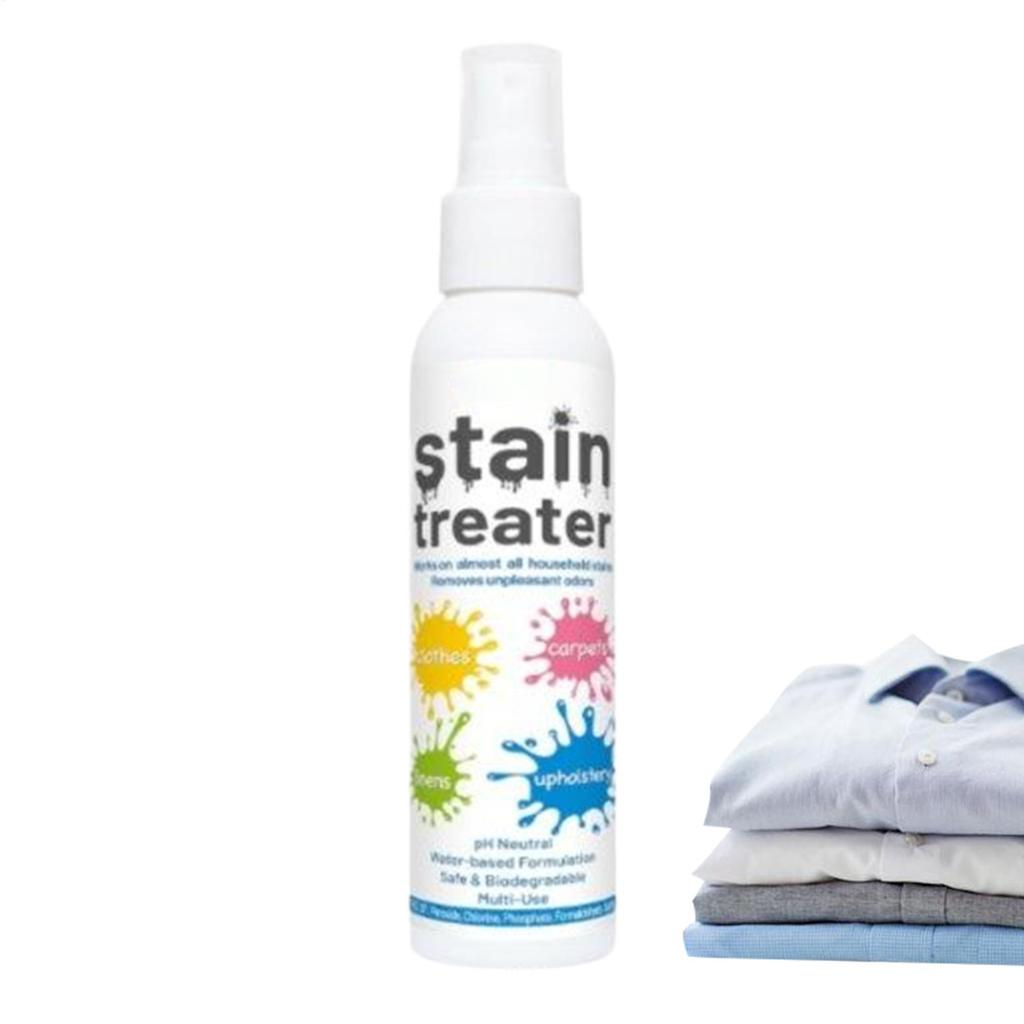 120ml Spray Stain Remover Fabric Laundry Effective Stain Treater Spray Spot Remover Laundry Spray For Food Pet Candle Stains