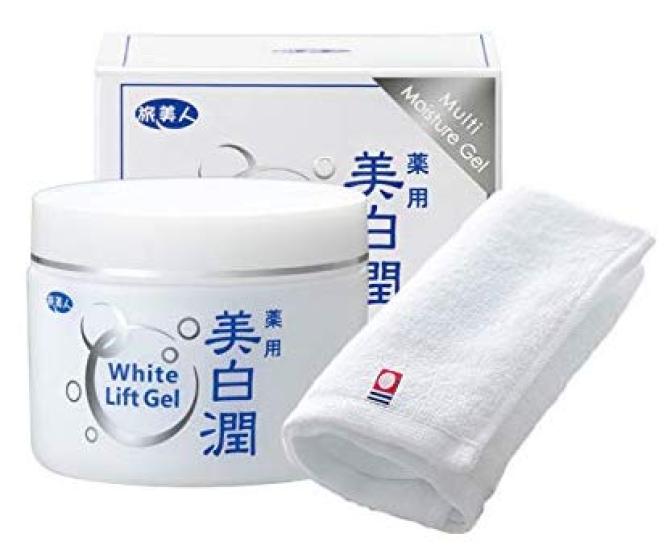 

Полотенце Azuma Shoji Imabari в том же White Lift Gel Whitening Jun 72 типа косметических ингредиентов Tabibijin Gel [Включает цену] 80 г/Содержит