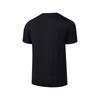 Saucony Knitted Sports Cool Feeling Elastic Breathable Moisture Wicking Quick Dry Round Neck Pullover Short Sleeve Running T-Shirt SE2269ST41T-BK001