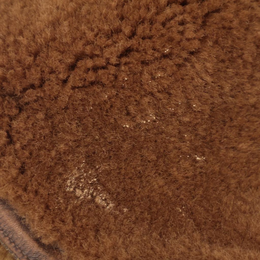 RRL Domestic Genuine Shearling Toggle Mouton Leather Coat M BrownUsed