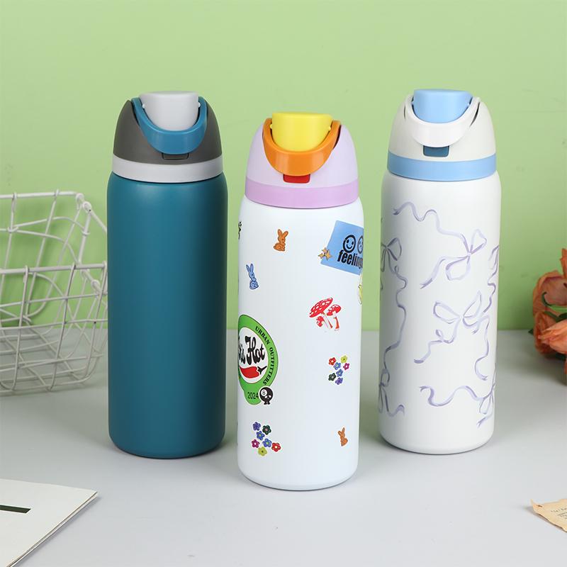 Vacuum Flasks Thermoses Water Bottle Drinkware Thermo Tumbler Stainless Steel Thermal Mug Original Cold Hot Coffee 1Pc