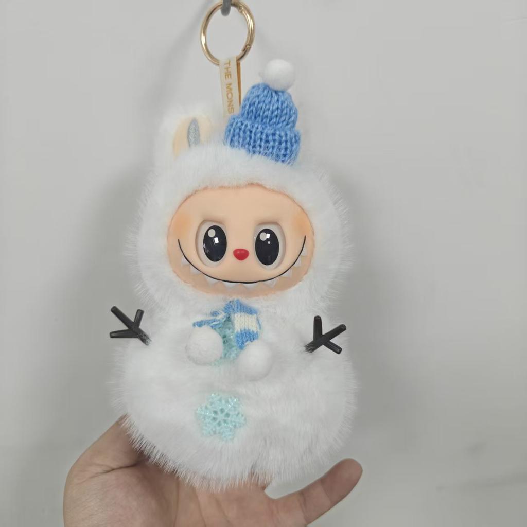 Elk Three Generations Baby Dolls, Trendy Plastic Dolls, Rainbow Fur Teddy Bear Handmade Box, Blind Box