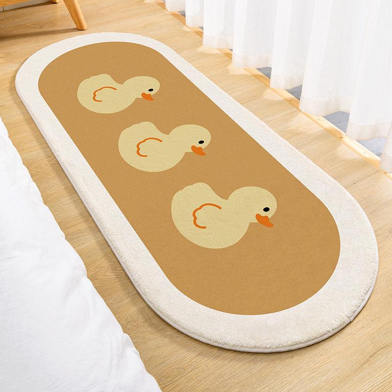 Bedroom Bed Rug Living Room Coffee Table Mat Toilet Door Toilet Door Absorbent Non-slip Foot Mat Bathroom Floor Mat