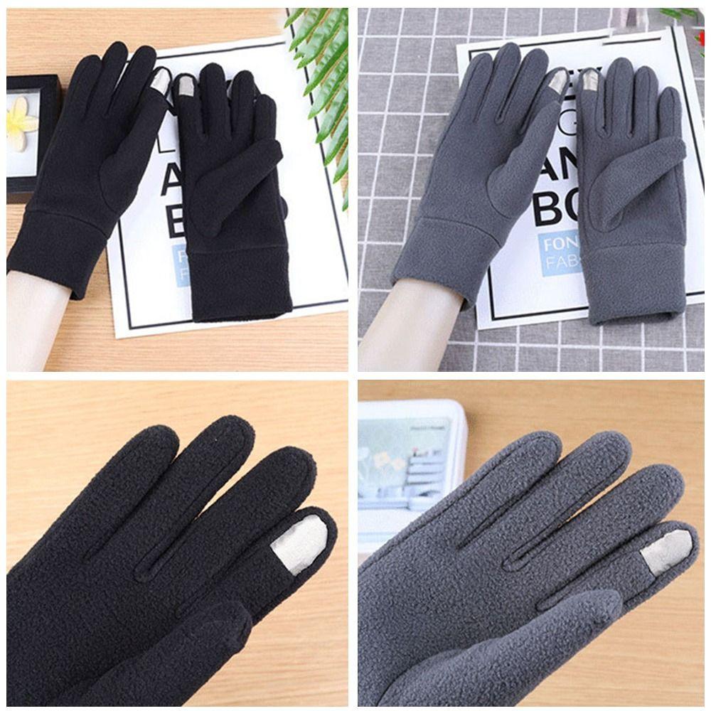 Mode Outdoor Sport Herbst Winter Pelzig Warm Fäustlinge Damen Handschuhe Vollfinger Fäustlinge Dick Plüsch