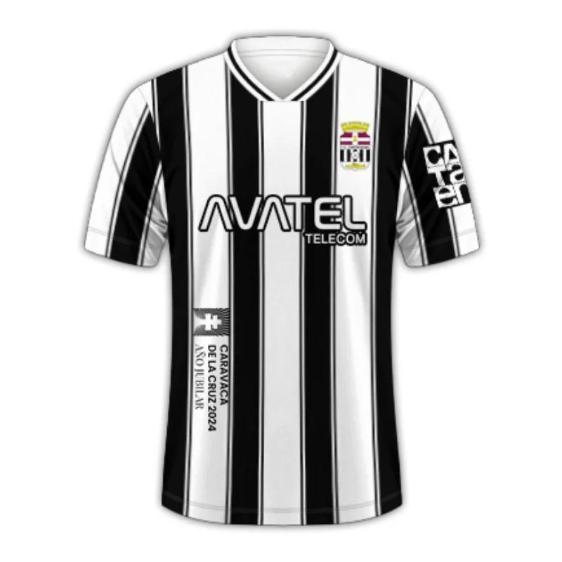 Camiseta de Fútbol Local Cartagena Holgada Cómoda Secado Rápido Transpirable Impresión 3D Informal para Ropa de Playa de Hombres
