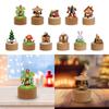 Windup Music Box Collectibles Lovely Anniversary Valentines Holiday Musical Figurine for Girlfriend Kids Family Friends Lovers