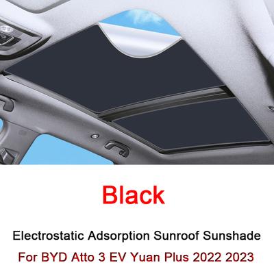 Elektrostatická adsorpce střešního okna Sluneční clona pro BYD Atto 3 EV Yuan Plus 2022 2023 Tepelná izolace Samolepka střešního okna Příslušenství