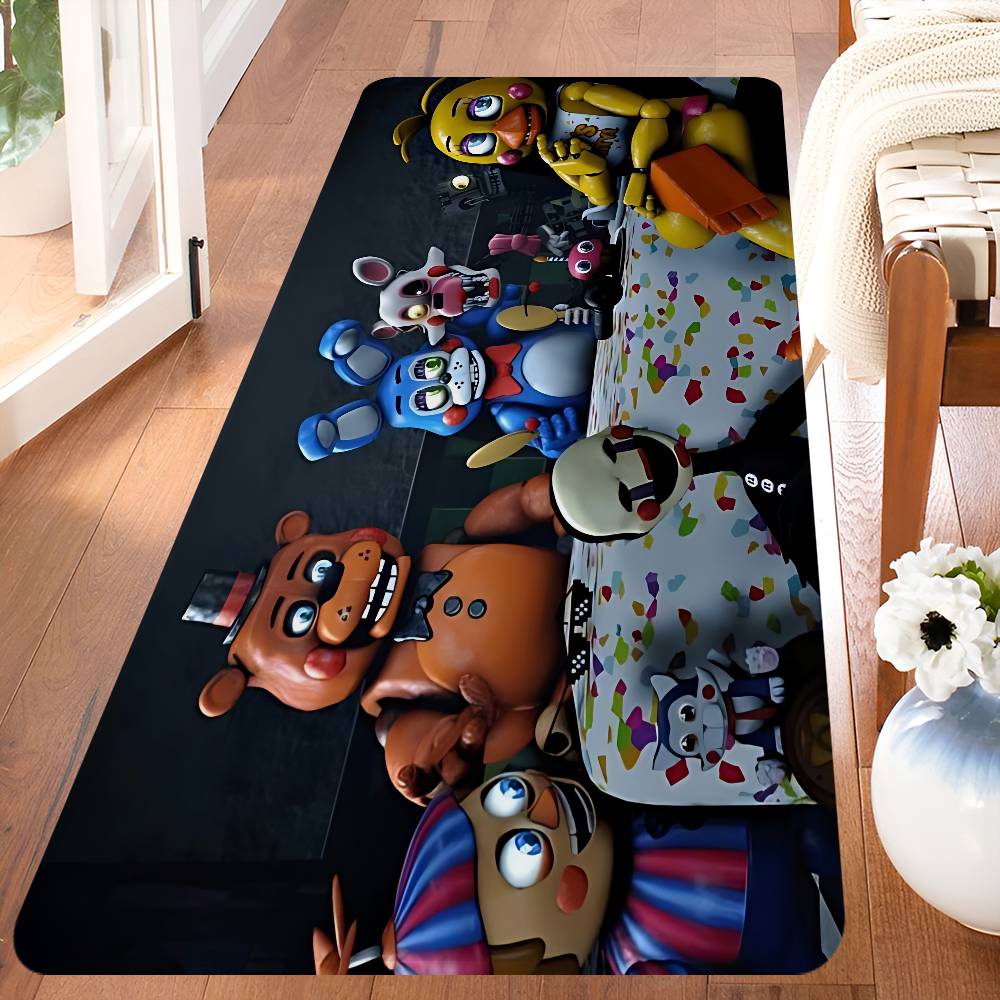 F-FNAF Five-nights-At-Freddys Entrance Door Mat Washable Non-Slip Living Room Sofa Chairs Area Mat Kitchen Welcome Doormat