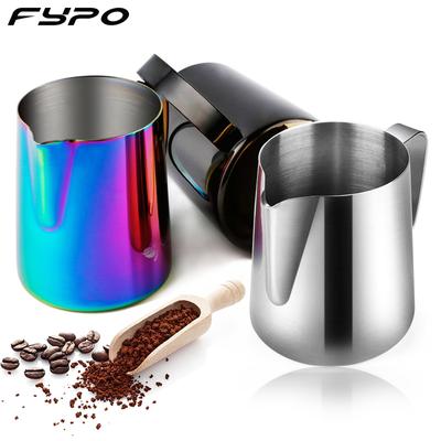 Tazza da espresso in acciaio inossidabile Montalatte Tazza da caffè Cappuccino Panna Schiuma di latte Tazza Brocca per montare il latte Termo Latte Art